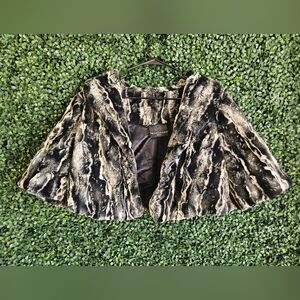 Womens Small Metropark Fur Overcoat